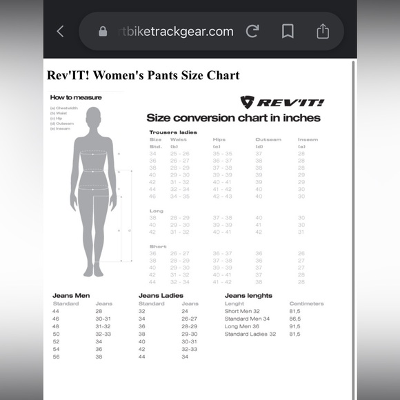 Rev'It Xena 2 Ladies Pants - Picture 7 of 9